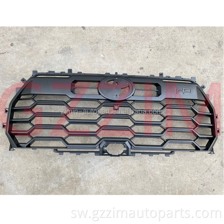 Gari Front Grill Auto Front Grille Front Bumper Grille kwa Tundra 2022 na LED au bila